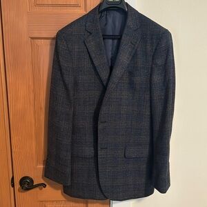 Brooks Brothers Suit Jacket size 42R Navy Plaid